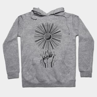 Burning in the Sun and Moon Hoodie